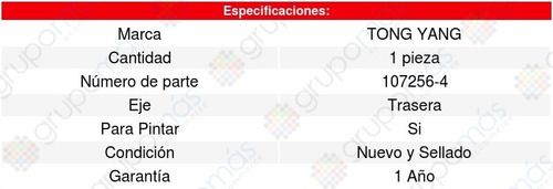 Defensa Trasera Mazda Cx7 07/09 Tong Yang