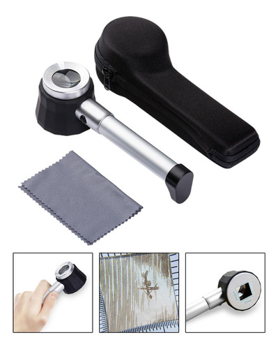 Compatible Lupa De Aumento 45x, Con Iluminación Led,