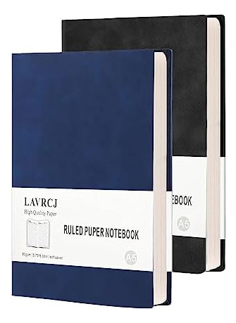 Lavrcj Cuaderno De Diario Rayado Para El Trabajo, Cuadernos 