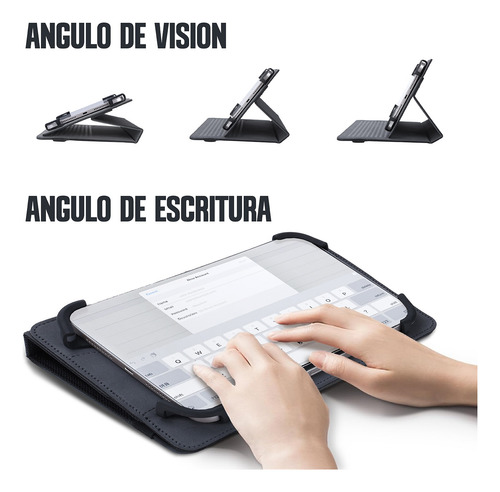 Estuche Protector Flip Smart Case Colores Para Tablet Café | 10 - 10.5 Pulgadas