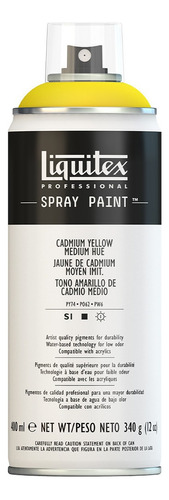 Tinta Acrílica Spray 400ml 0830 Cadmiun Yellow Medium Hue