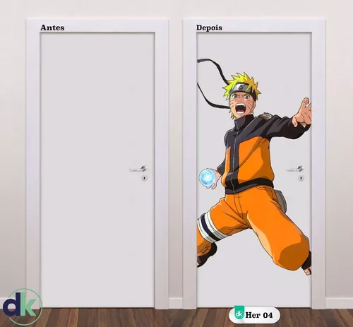 Adesivo Decorativo De Porta Minato Naruto (cod.mn1)