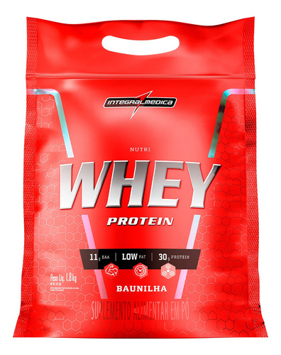 Nutri Whey 1,8 Kg Baunilha - Integralmedica