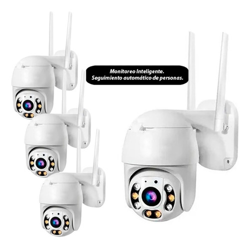 Pack X4 Camara Int Ext Domo Inalámbrica 2 Mp Zoom X5 Full Hd