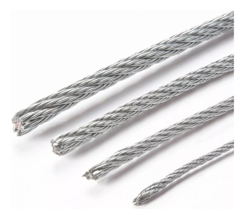 Cable De Acero Galvanizado 6x7+1 X 1000metros 3mm