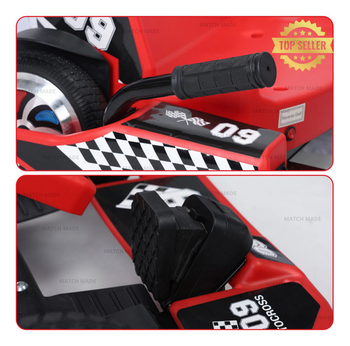 Kart Elétrico Infantil 350w Com Bluetooth Até 80kg Até 20km