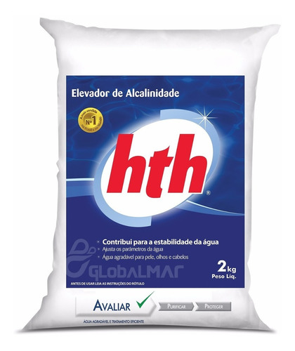 Elevador De Alcalinidade 2 Quilos Da Marca Hth Para Piscina