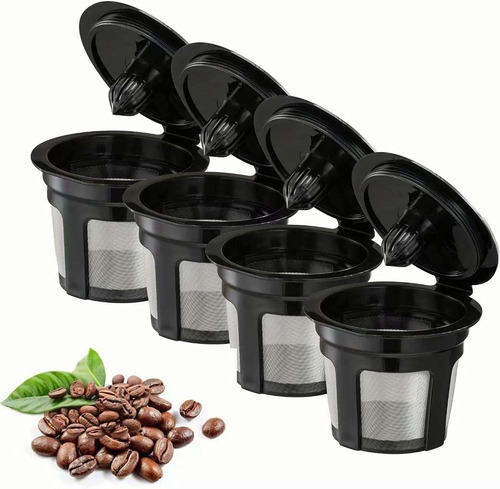 K-cups - 4 Cápsulas Cafe Reutilizables Para Cafetera