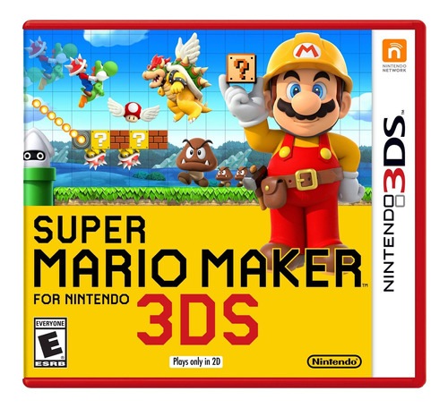 Juego multimedia físico Super Mario Maker 3ds para Nintendo 3ds