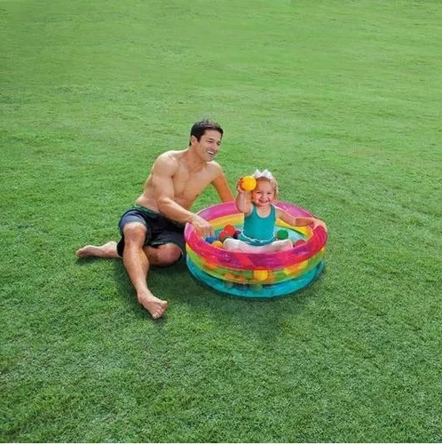 Piscina De Bolinhas Com 50 Bolinhas Intex 68 Litros 48674