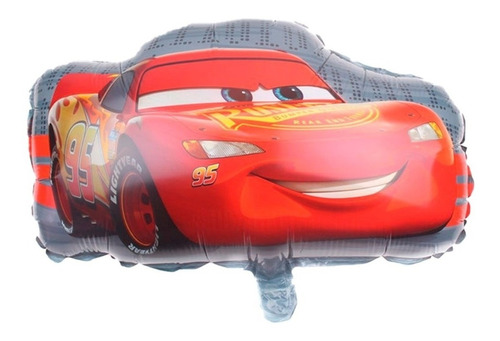 7 Globo  Metalico De Cars  Rayo Mcqueen 55x40cm