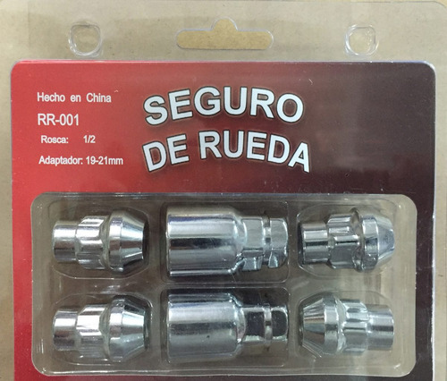 Imagen 2 de 6 de Tuercas De Seguridad Antirrobo Vw Chev Ford Honda Rueda