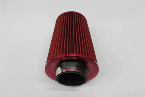 Imagen 1 de 2 de Filtro De Aire De Alto Flujo Rojo Metálico Auto/camioneta