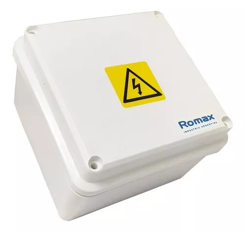 Caja Estanca Exterior Ip 65 Romax 10x10x8 Color Blanca