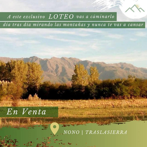 Se Vende Lotes ( 30 )de 800 Y 900 M2 , En Nono . Hermosa Vista Y Cerca Del Centro Comercial.