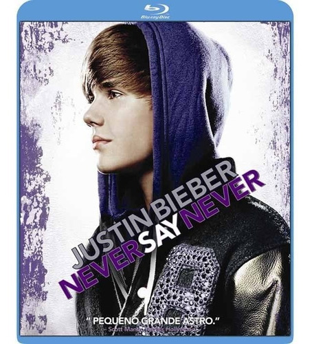 Justin Bieber - Never Say Never - Blu-ray - Novo Orig. Lacr.