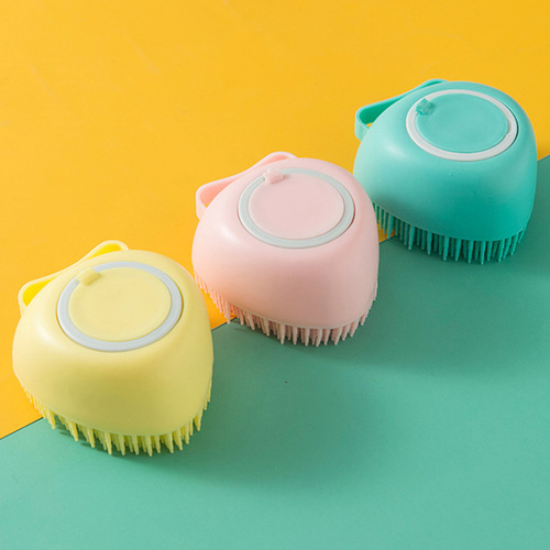 Clm Cepillo De Champú De Silicona Para Cuerpo Y Mascotas