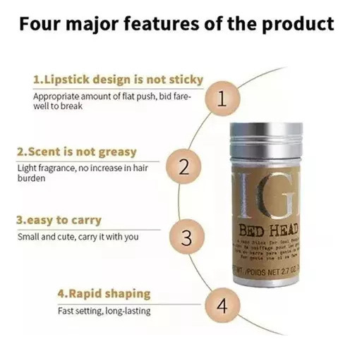 Rizador De Pelo Tigi Bed Head Wax Stick, 3 Unidades, 75 G