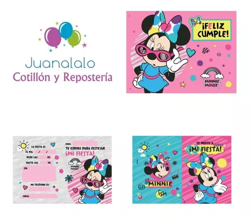 Combo Cumpleaños Mickey Mouse 10 Invitados Cotillón Otero