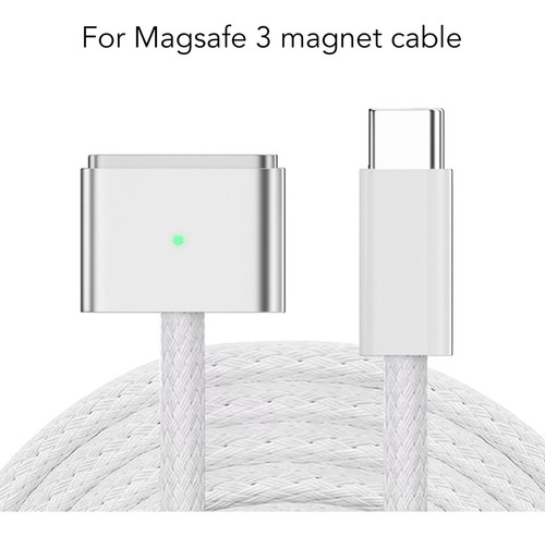 Cabo De Carregamento Tipo C Para Magsafe 3 140w Pd Fast