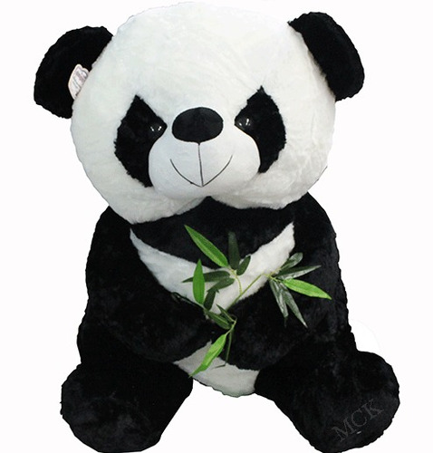 Peluche Gigante Oso Panda 80cm Sentado 120cmpie 40-80 Amor *