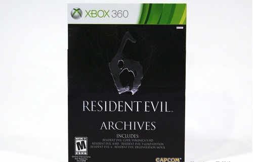 Resident Evil 6 Archives Xbox 360 Edicion Coleccionista