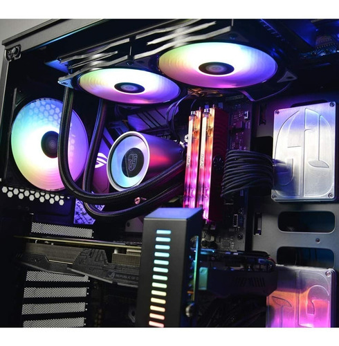 Imagen 6 de 10 de Cpu Water Cooling Deepcool Castle 240rgb V2 Argb 240mm
