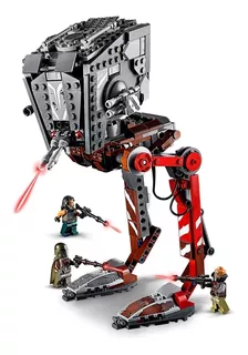 Bloques para armar Lego Star Wars AT-ST raider from The Mandalorian 540 piezas en caja