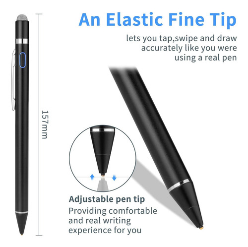 Evach Active Stylus Digital Pen Con Ultra Fino Con Punta De