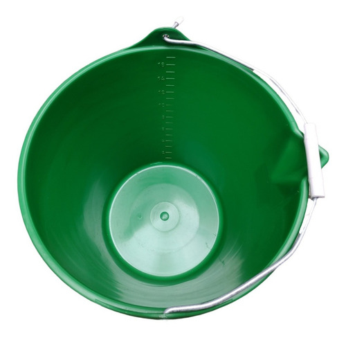 Balde Plastico Con Manija Inox. Linea Premium 17 Lts Colores