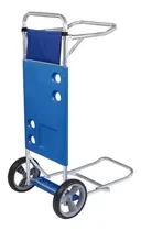 Comprar Carrito Playa Aluminio Con Porta Reposeras Conservadora Mor