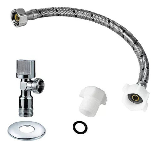 Kit Flexible He-hi 1/2  X 15/16  Con Llave Angular De Paso