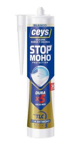 Silicon Blanco Ceys Silicona Baños Y Cocinas Stop Moho 280ml
