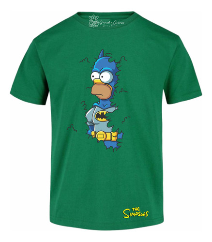 Playeras Camiseta Batman Homero Los Simpson