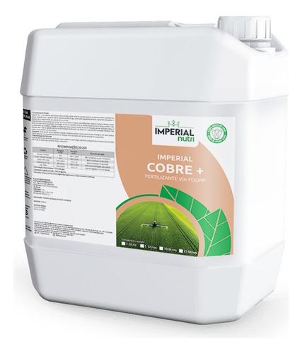 Cobre Fungicida + Nitrogênio Adubo Foliar 25