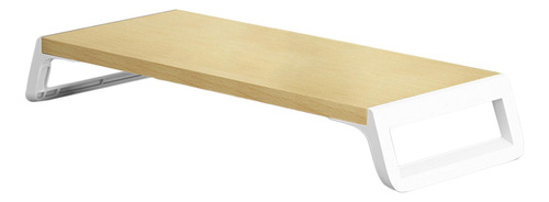 Soporte Para Ordenador, Soporte Para Monitor Madera Y Blanco