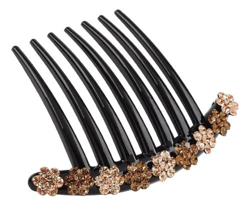4 Paquete De 4-6 Peines Para El Pelo Con Diamantes 4 Piezas