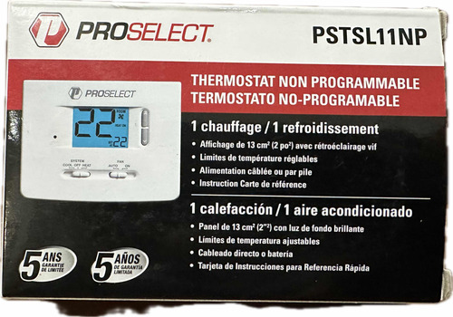 Termostato No Programable 1 Calefacción/ 1aire Acondicionado