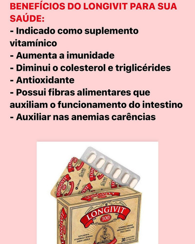 Longivit 100 con 30 tabletas masticables de vitaminas