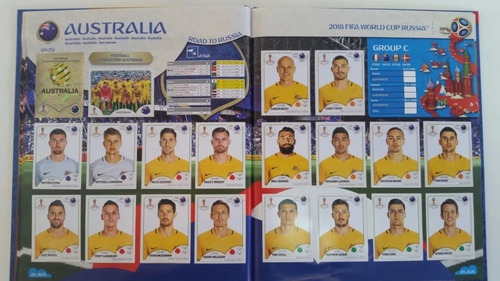 Álbum Panini Copa 2018 Completo Figuras Coladas Capa Dura