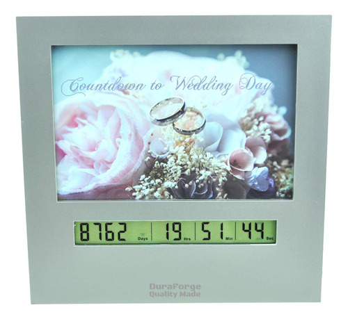 Countdown Wedding Reloj Digital Con Foto Y Cuenta Regresiva