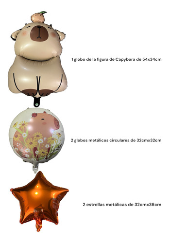 Kit Completo De Capybara Para Fiesta De 10 Personas Café Capybara Capybara