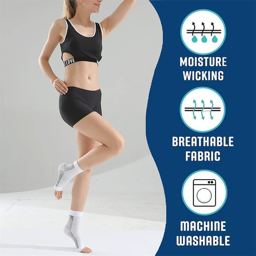 3 Pares De Calcetines Comprex Para Aliviar El Dolor De Pies