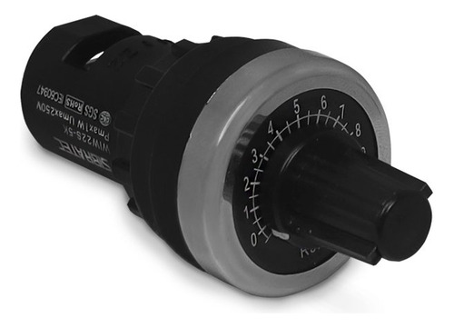 Potenciômetro Linear 22mm Knob W1w22ssm-5 Tipo B Sibratec