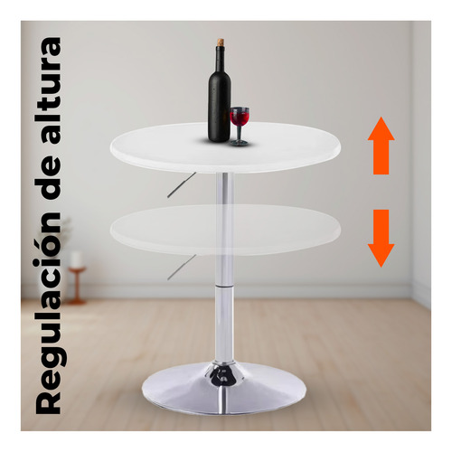 Mesa De Bar Regulable Con Diseño Moderno Y Elegante