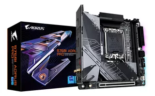 Tarjeta Madre Gigabyte B760i Aorus Pro 1700 Ddr4 Mini-itx Color Negro