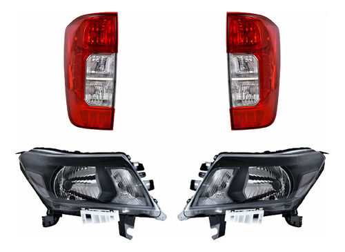 Set Calaveras + Faros Depo Frontier 2016-2020