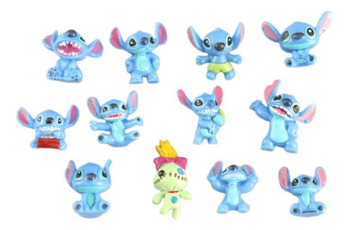 Figuras De Colección De Lilo & Stitch, 12 Unidades