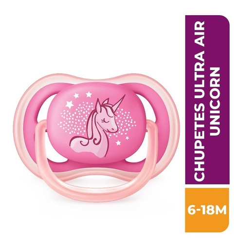 Chupetes Philips Avent Ultra Air 6-18 M X 1 Nena 54612 Rosa