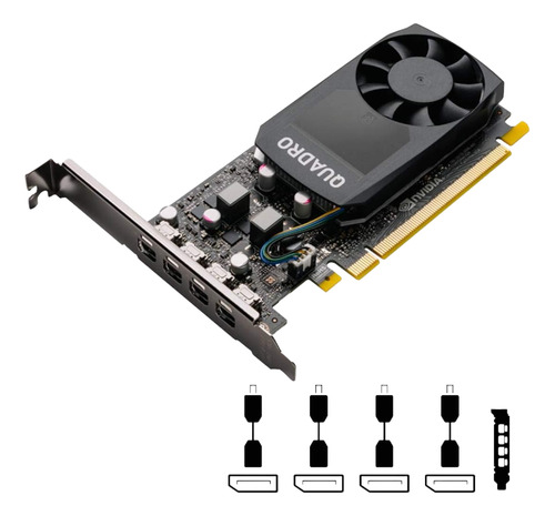Placa De Vídeo Nvidia Quadro Pny Vcqp620v2 2 Gb Gddr5